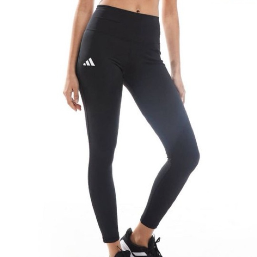 NWT Adidas OPTIMÉ Full-Length Leggings Tight Fit  in Black Women’s Size XS